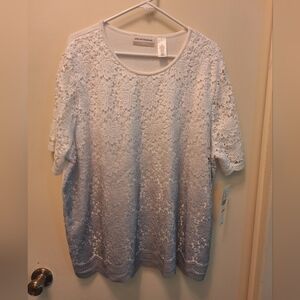 Alfred Dunner Top 2x NEW WITH TAGS